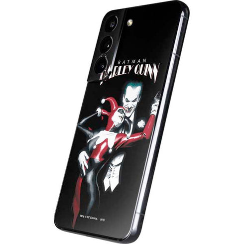 DC Comics The Joker Batman: Harley Quinn Cover #1 Art by Alex Ross. Piece Also known as Tango with Evil Galaxy S22 Skin